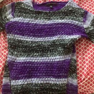 Purple and black Sweater